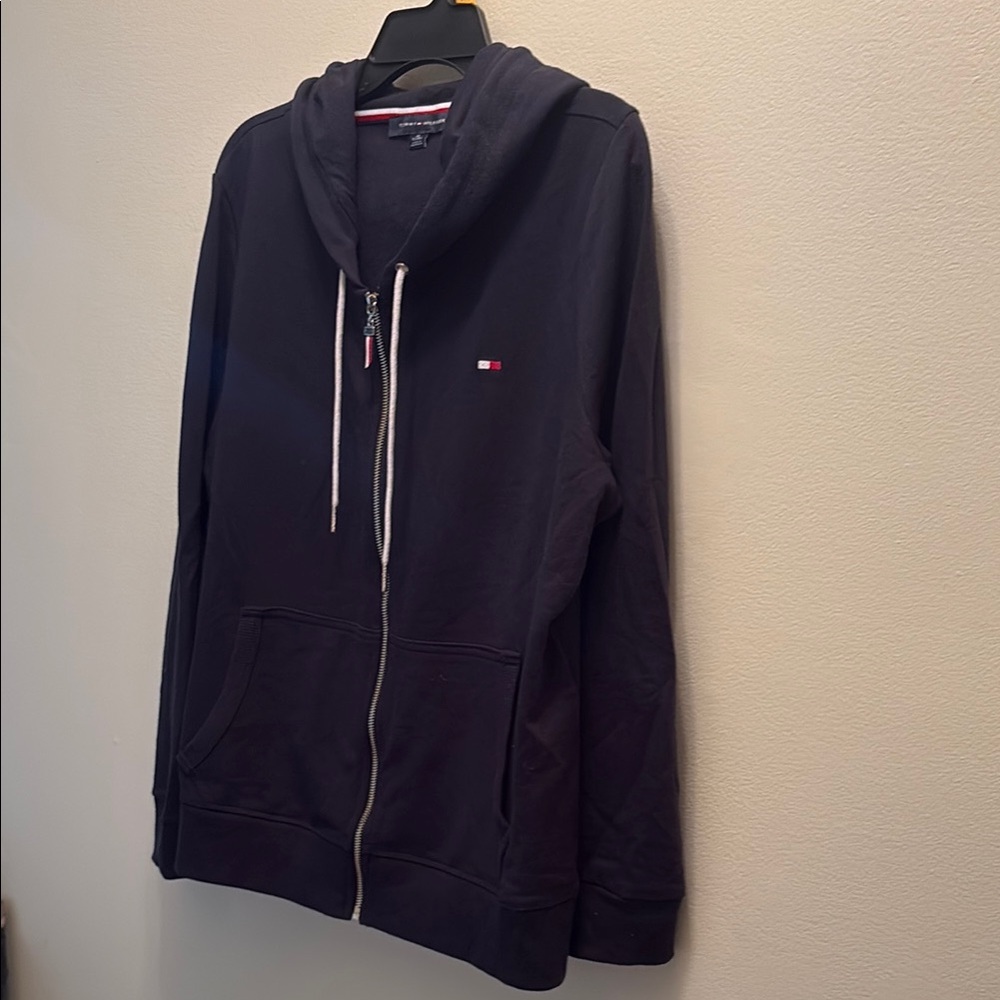 Tommy Hilfiger Navy Zip-Up Hoodie